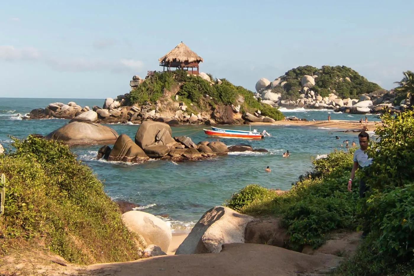 Cabo San Juan with its viewpoint over the rocks in Tayrona Park